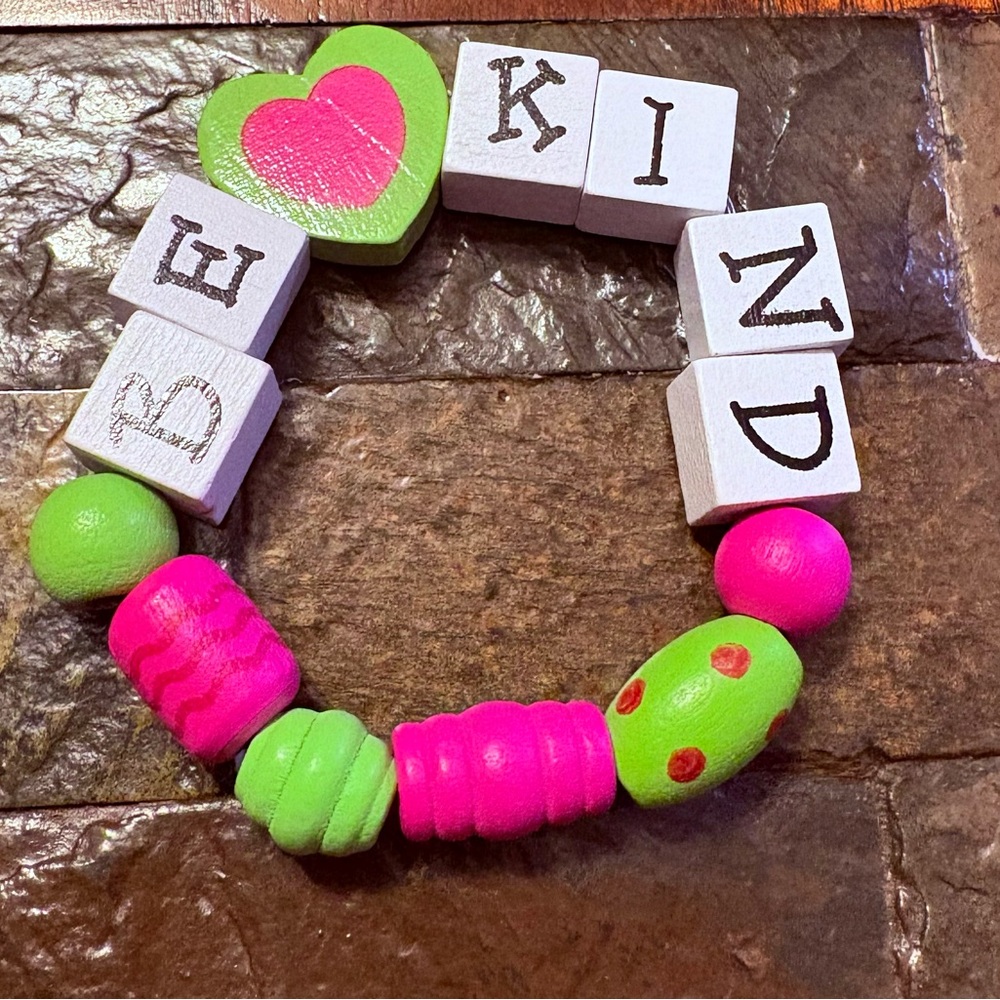 Colorful Be Kind Bracelet